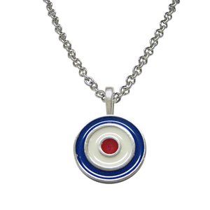 Roundel Design Pendant Necklace